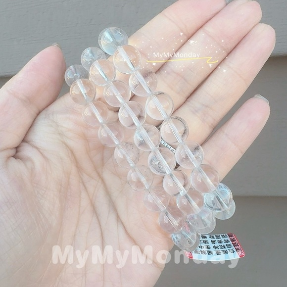 Handmade Jewelry - Clear Quartz Bracelet 9mm
